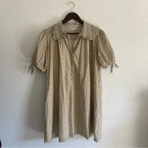 Christy Dawn Devin Mini Dress in Creme Strawberry, Size Small - Picture 3 of 6